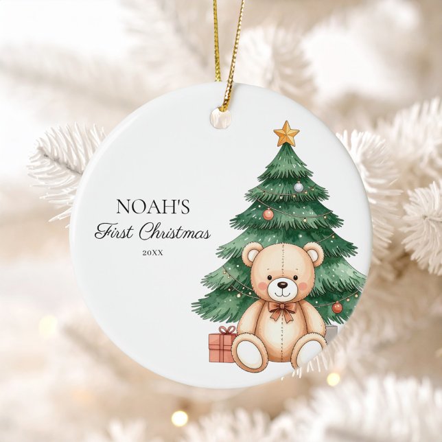 Baby Första jul Julgransprydnad Keramik (Skapare uppladdad)