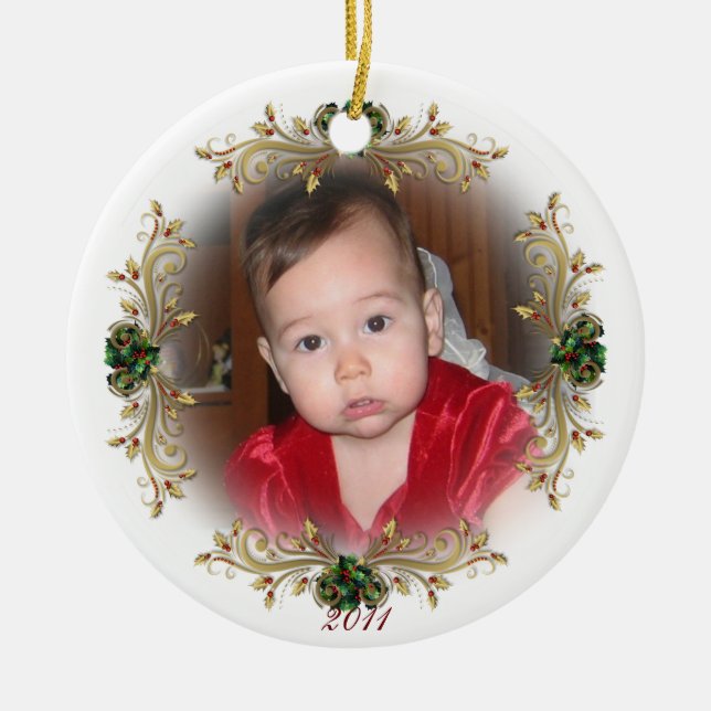 "Baby första jul" Ornament (Framsidan)
