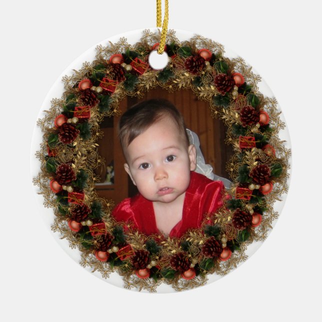 "Baby första jul" Ornament (Framsidan)