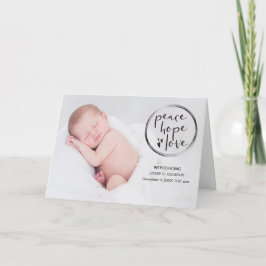 Baby, första jul, Personlig Helgkort