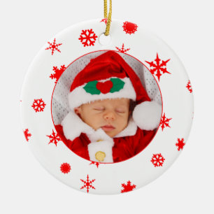 Baby Första jul-Personligen Photo Ornament