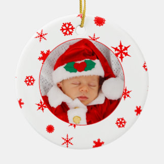 Baby Första jul-Personligen Photo Ornament