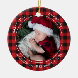 Baby första jul Play 2 Photo Ornament