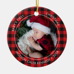 Baby första jul Play 2 Photo Ornament