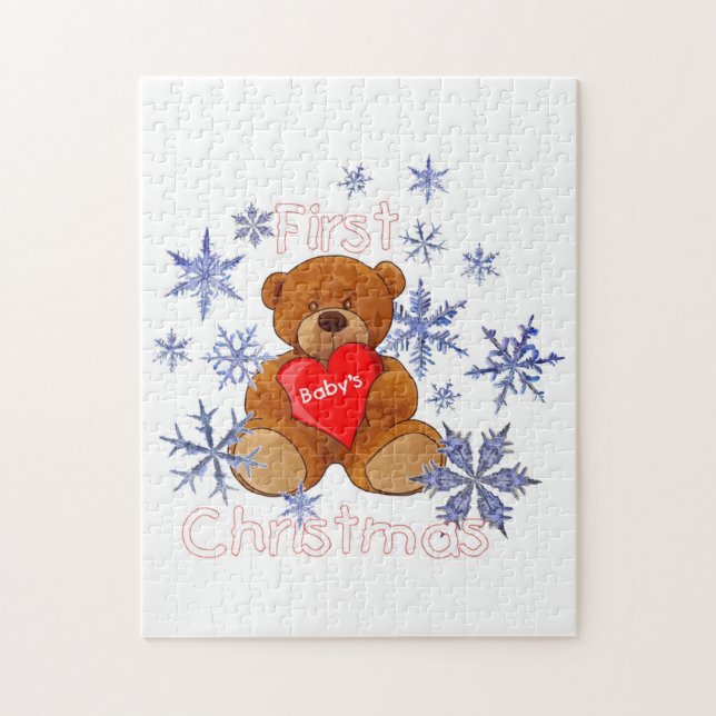 Baby första jul pussel (Vertikal)