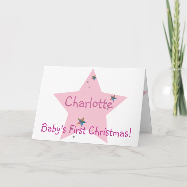 Baby första jul! - Skräddarsy Helgkort (Framsida)