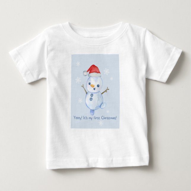 Baby första jul t shirt (Framsida)