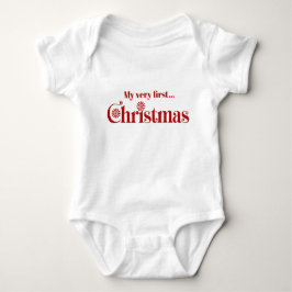 Baby första jul t shirt