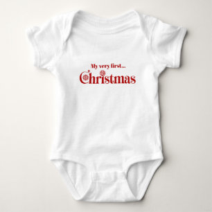 Baby första jul t shirt
