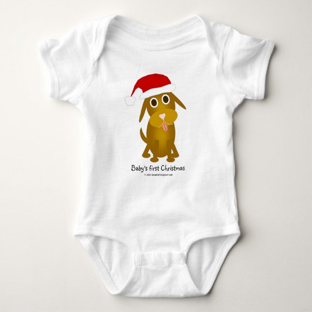 Baby första jul t-shirt (Framsida)