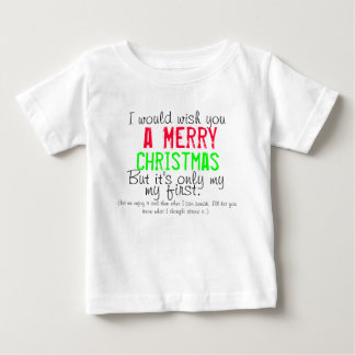 Baby Första jul t-shirt