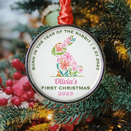 Baby Första julåret i London Julgransprydnad Metall