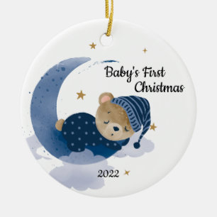 Baby Första juldagen 2022 Julgransprydnad Keramik