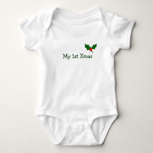 Baby Första juldräkt med Holly T-shirt