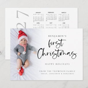 Baby första julen Foto 2027 Kalender