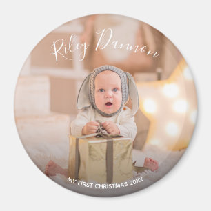 Baby Första julen Helgdag Magnet