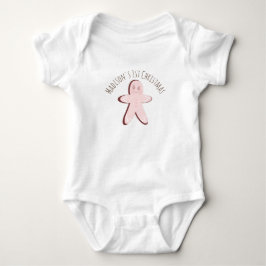 Baby Första Julen Pepparkaka Holiday Festive T Shirt