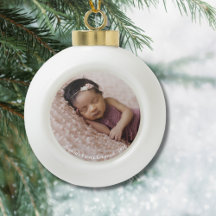 Baby första julfoto