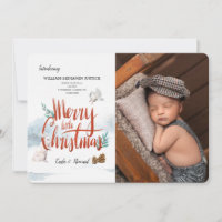 Baby första julfotoport