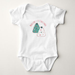 Baby Första Julgran Kakor Holiday Festive T Shirt