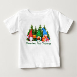Baby Första julgranen Träd T Shirt