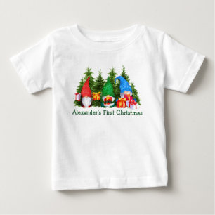 Baby Första julgranen Träd T Shirt