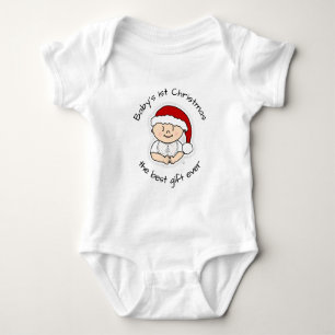 Baby Första julhälsans bästa gåft någonsin Onesis T Shirt