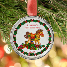 Baby Första julheen Julgransprydnad Metall