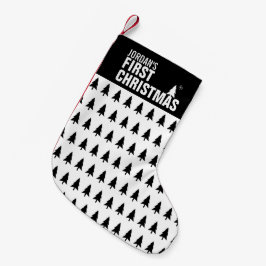 Baby Första julhelgen Anpassningsbar jul Stocking Liten Julstrumpa