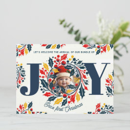 Baby Första julhelgen - JY Wand 2 Julkort