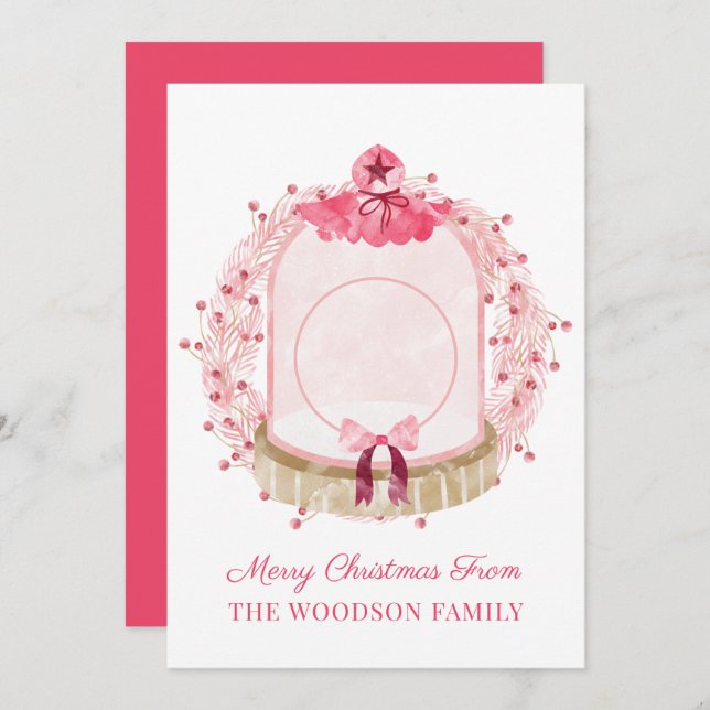 Baby - första juljullkortet (Fram/baksida)