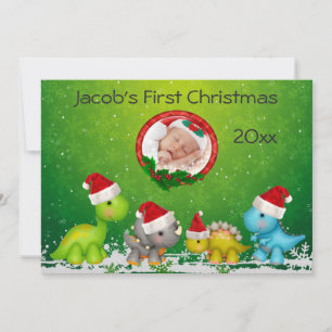 Baby första juljuplockkort julkort