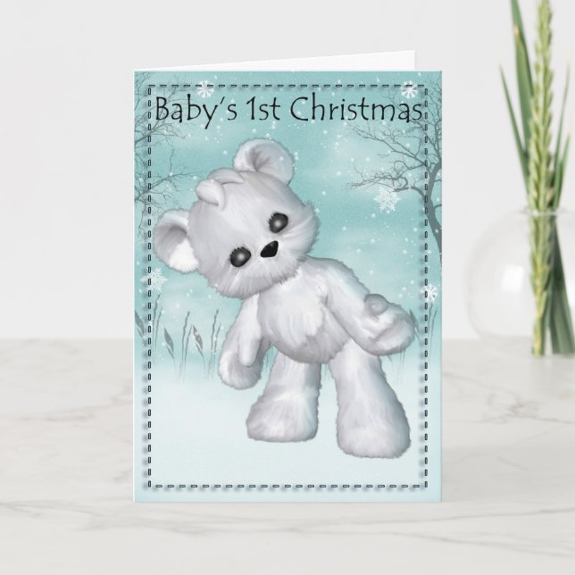 Baby första julkort helgkort (Framsida)