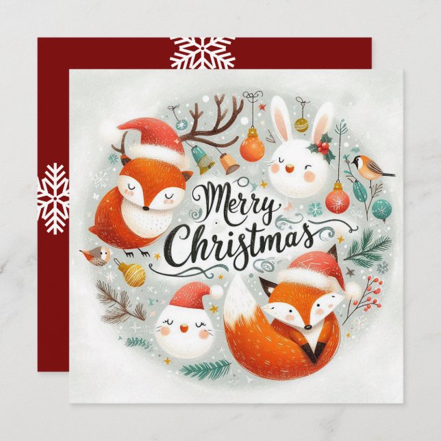 Baby första julkort program (Fram/baksida)