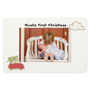 Baby första julkylaren Magnet-bilen Magnet