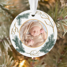 Baby första julmodern Elegant