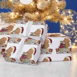 Baby Första julomslutning papper Presentpapper