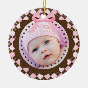 Baby Första julprydnad Julgransprydnad Keramik