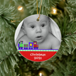 Baby Första julprydnad Julgransprydnad Keramik