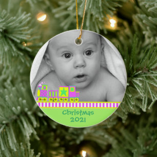 Baby Första julprydnad Julgransprydnad Keramik