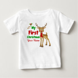 Baby första julren t shirt