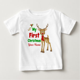 Baby första julren t shirt
