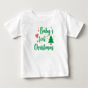 Baby första julskjorta t shirt