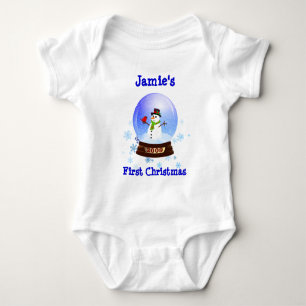 Baby första julSnowglobe T-tröja T Shirt
