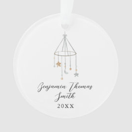 Baby Första julstjärnan Mobile Acrylic Ornament