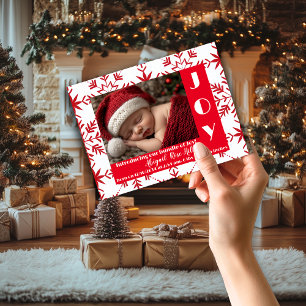 Baby Första jultomten Birth Announcement Magnet