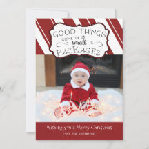 Baby första kort för foto för julhelgdag