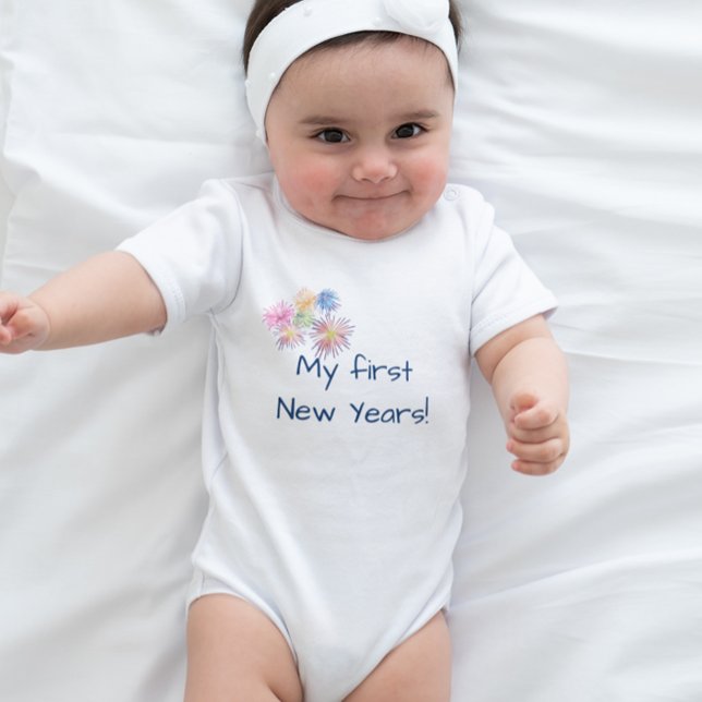 Baby första nyårsdagen för Kväll-fyrverkerier T Shirt (Skapare uppladdad)