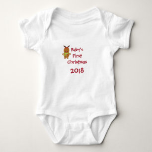 Baby första pojke för julpepparkaka t shirt
