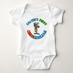 Baby första skräddarsy skjorta för Chrismukkah Tee Shirt
